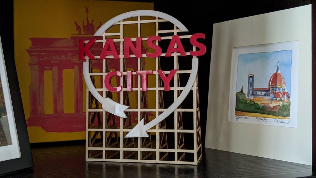 Laser Cut Kansas City Western Auto Sign by leonard Download free STL