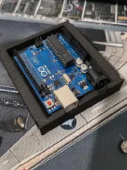 Arduino UNO R3 Case with BreadBoard supports