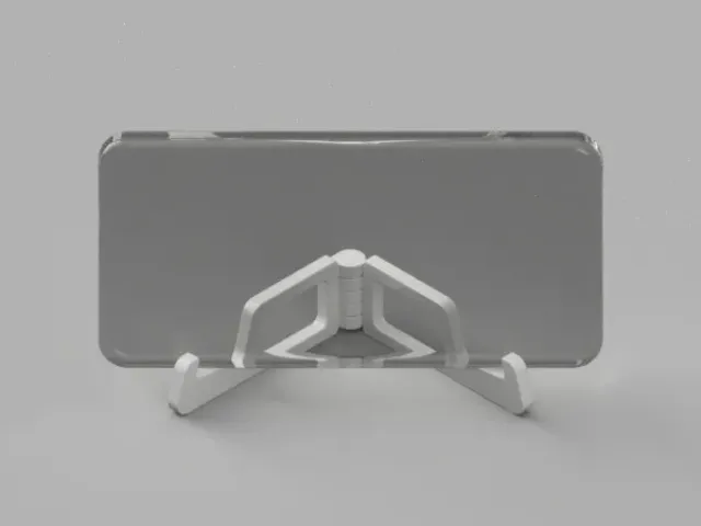 compact hinged phone stand
