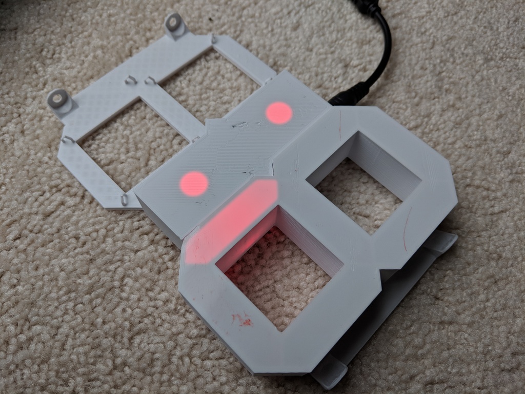 Miniatura 13 do modelo 3D 7 Segment LED Clock