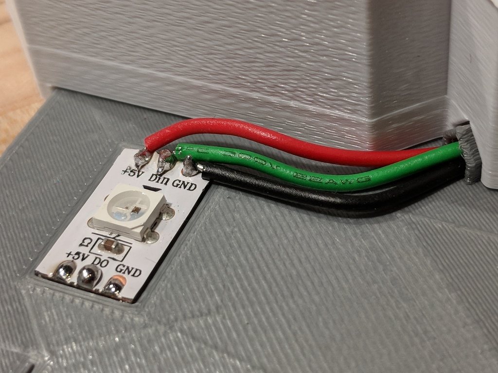 Miniatura 16 do modelo 3D 7 Segment LED Clock