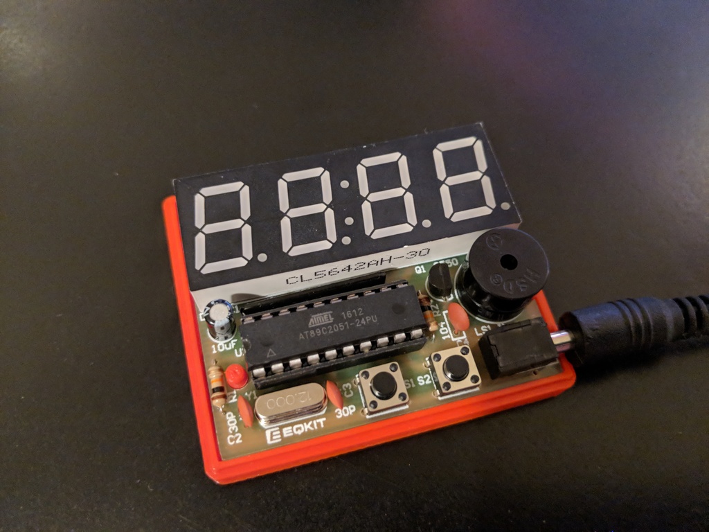 Miniatura 2 do modelo 3D Clock Kit Case (3.5mm barrel plug)