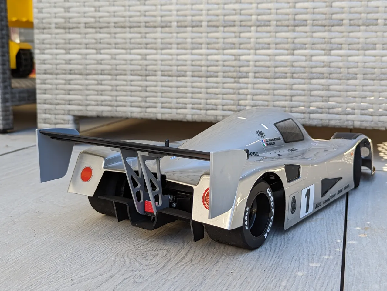 Tamiya C11 Rear Wing and Diffuser by juanmedinar20 | Download free