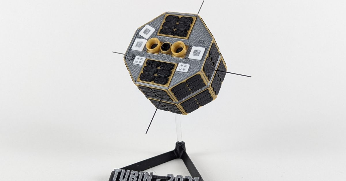TUBIN microsatellite 1:10 model by space_valentin | Download free STL ...