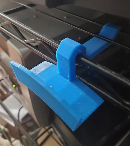Headphone holder for wire shelving