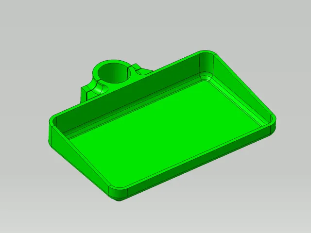Shower soap tray