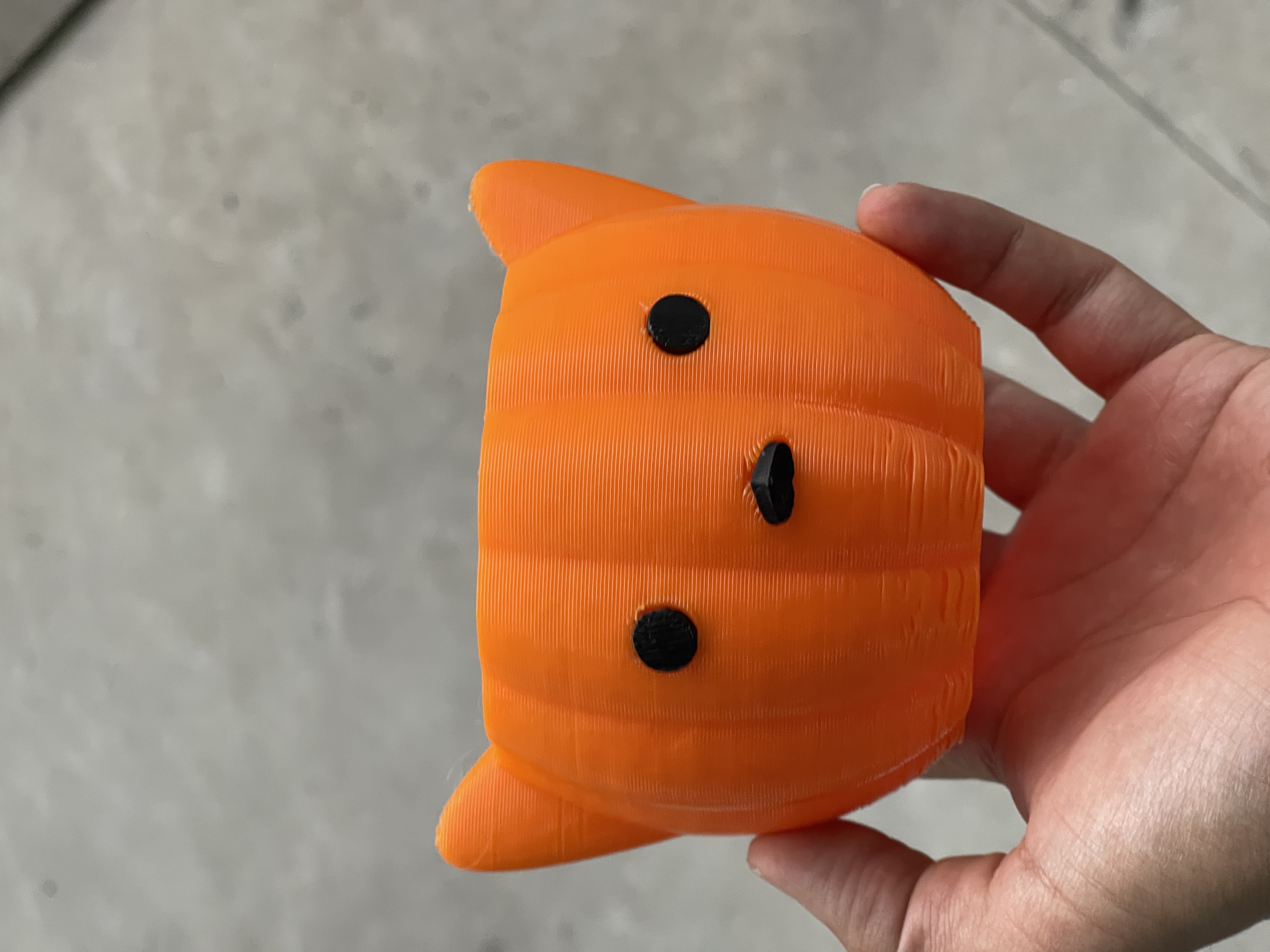 Miniatura 2 do modelo 3D Pumpkin Cat Container