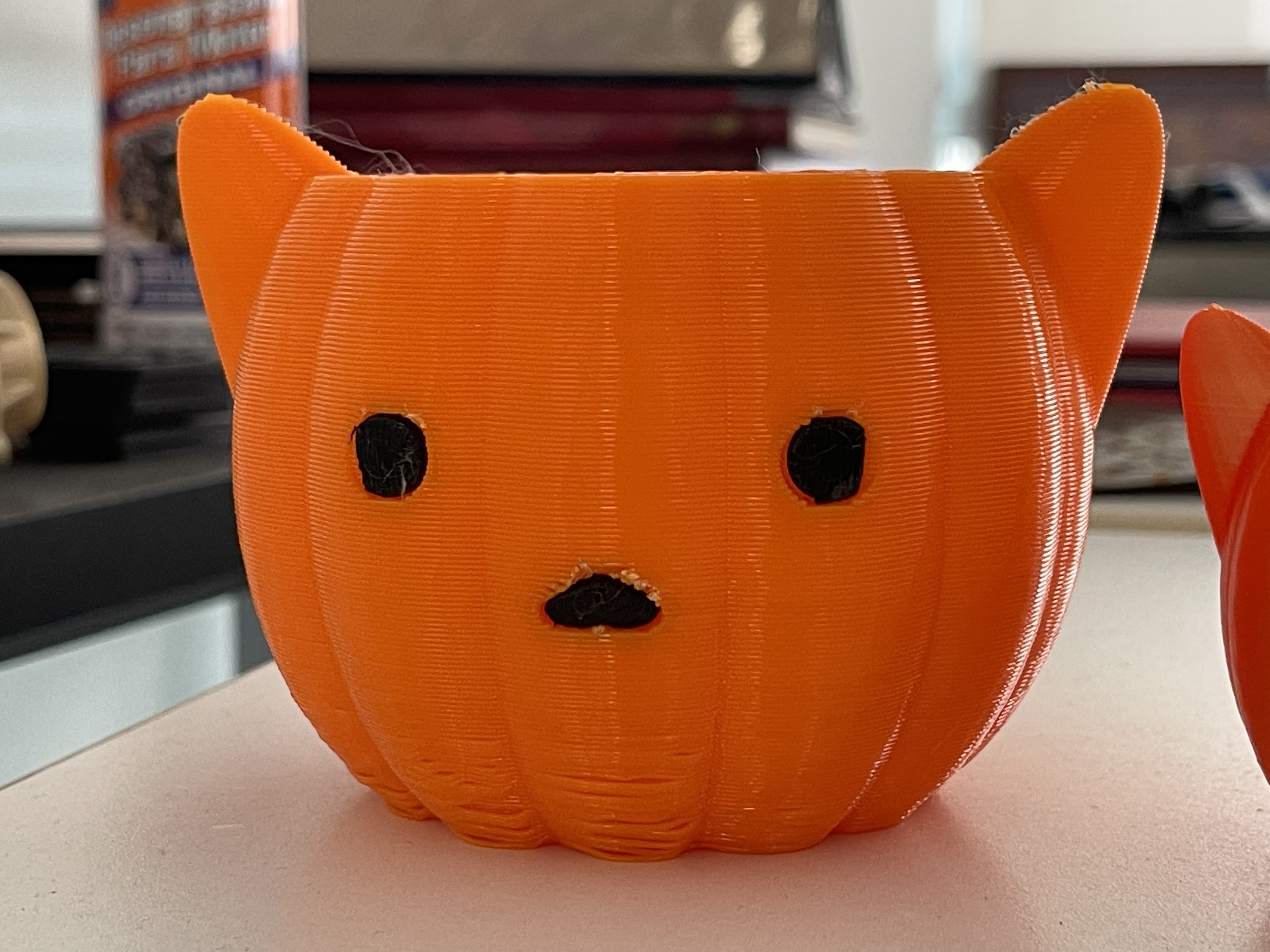 Miniatura 6 do modelo 3D Pumpkin Cat Container