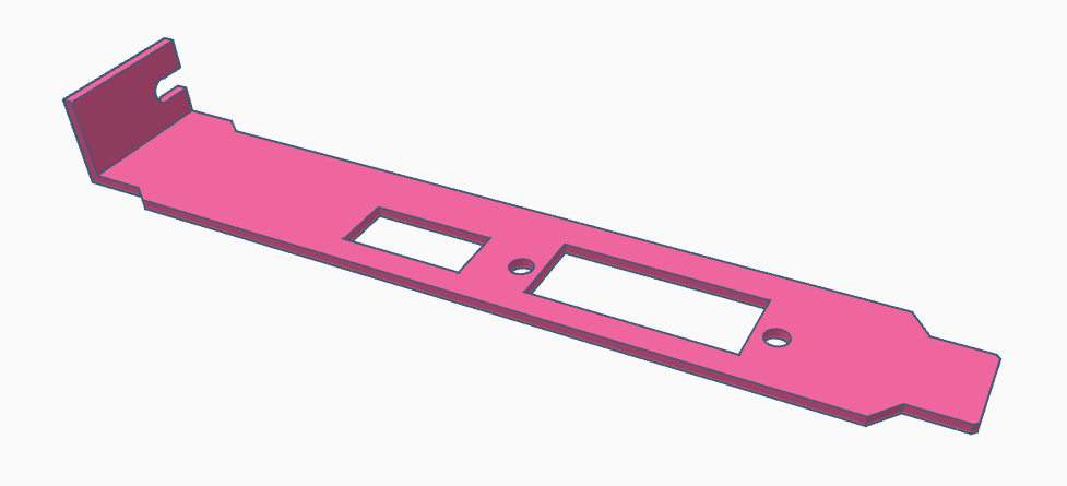 HD7470 Full Height Bracket for GPU