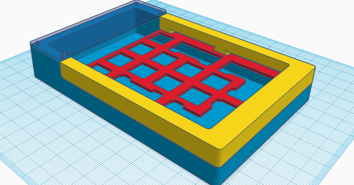 Lelepad Gasket Mount Case by Dingo Download free STL model