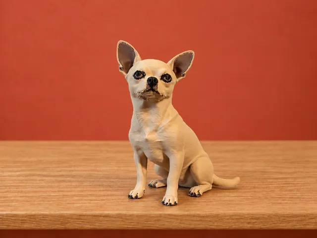Realistic Chihuahua Shorthair Figurine