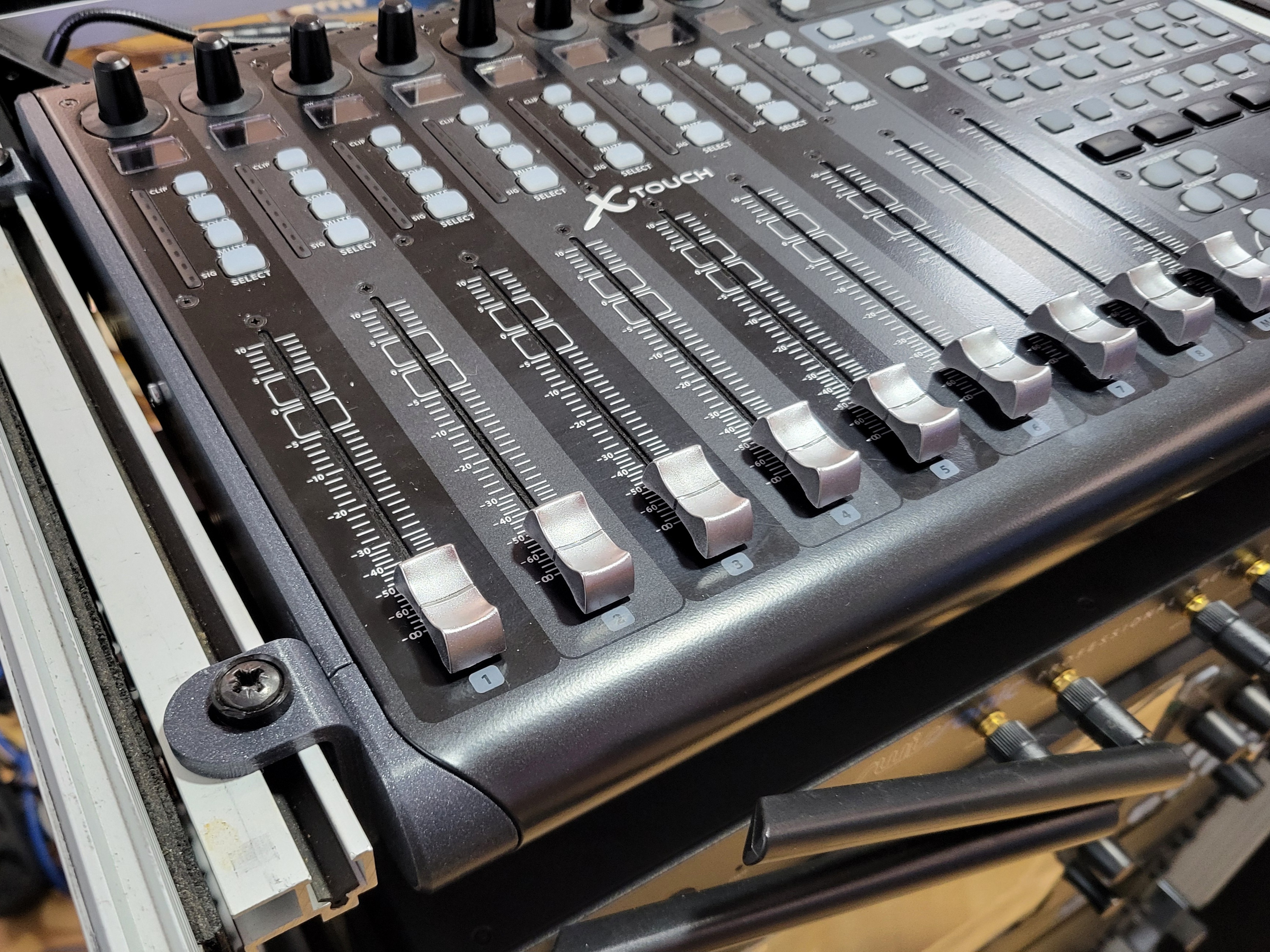 Behringer X-Touch Side Covers & 19" Rack Mount 3D model