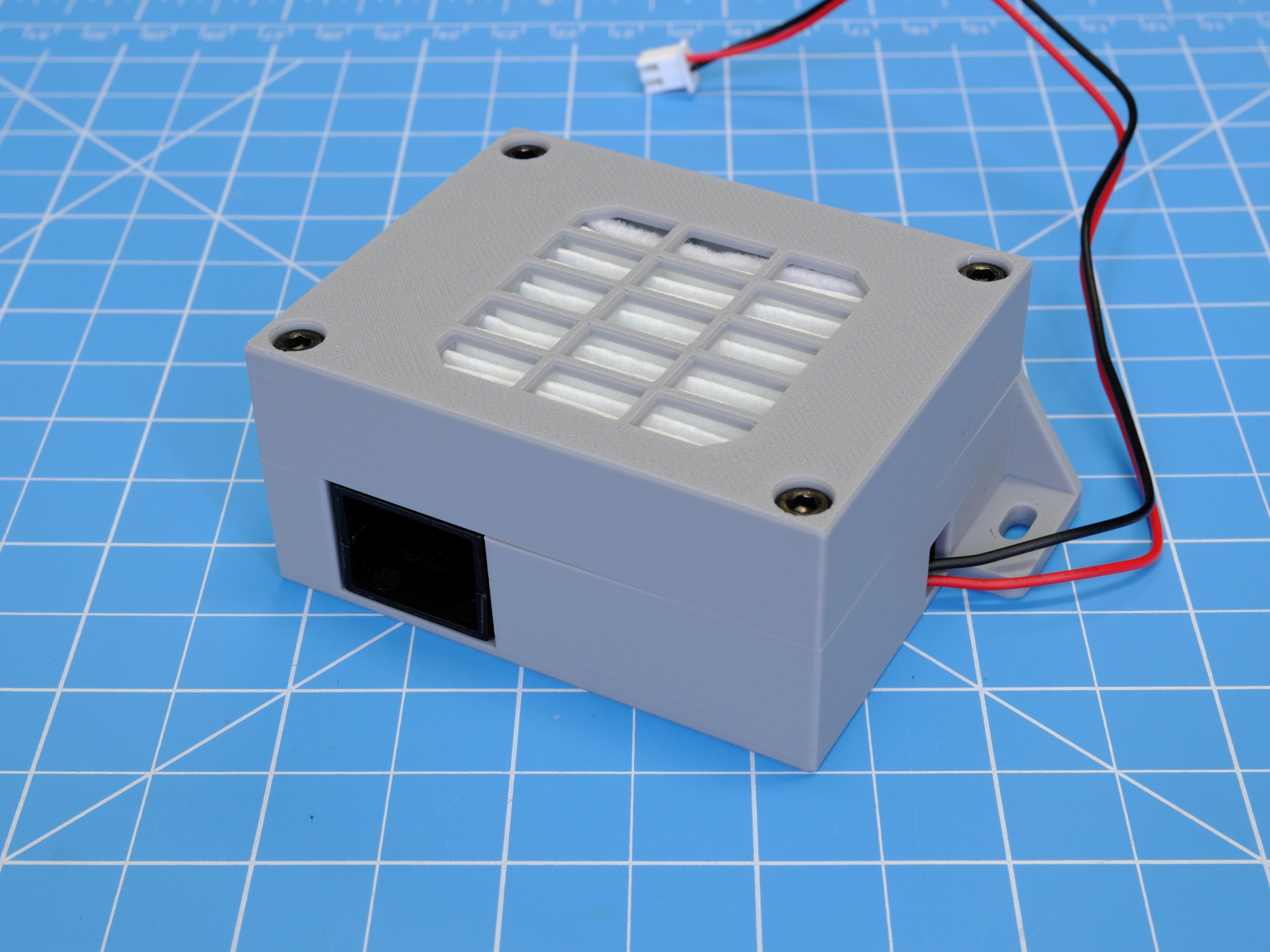 HEPA Filter Mount for 5015 Fan 3D model by Flying Gyroscope