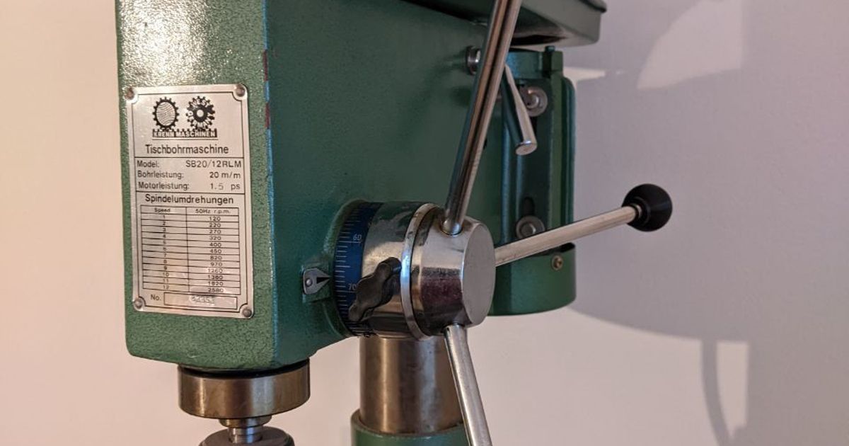 Stegherr drill press handle repair by Sebastian Röhrl Download free