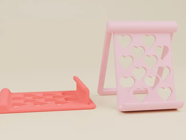 Collapsible Heart Phonestand