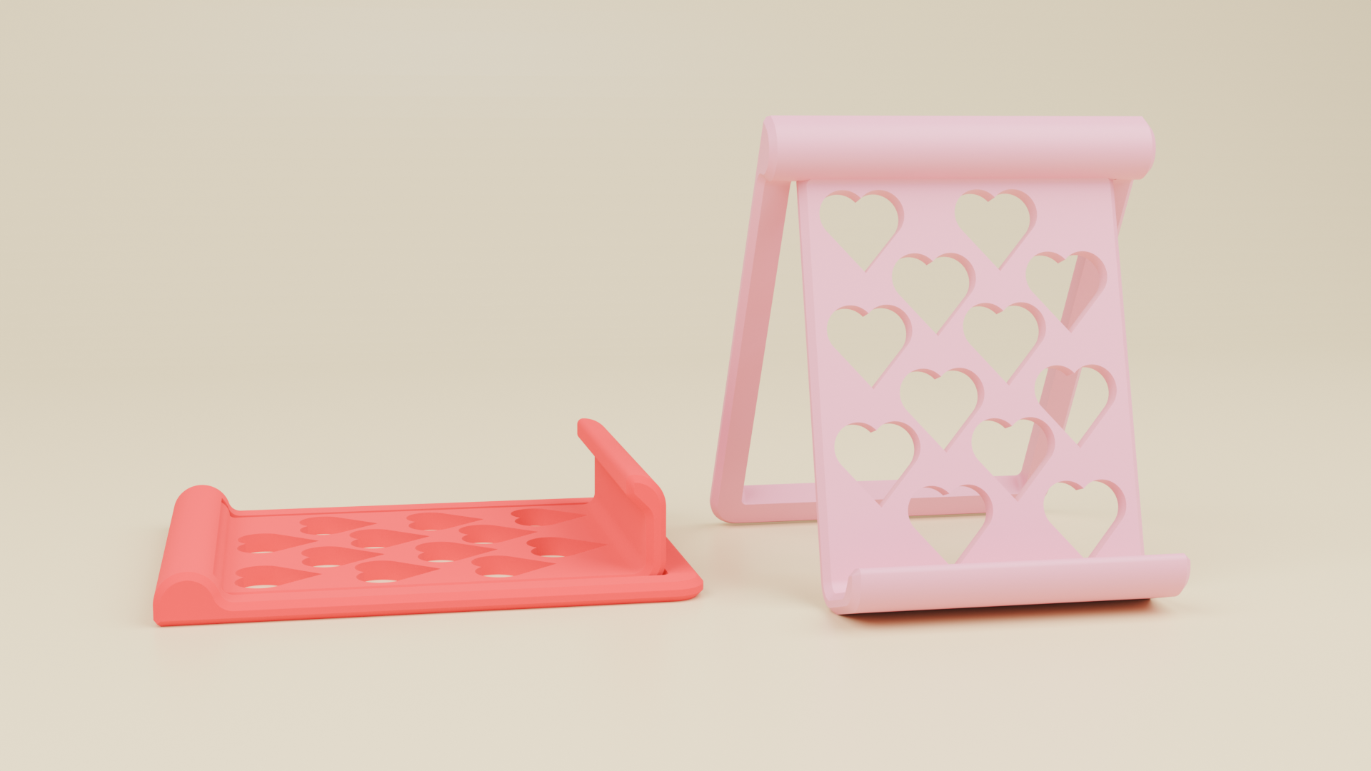 Collapsible Heart Phonestand