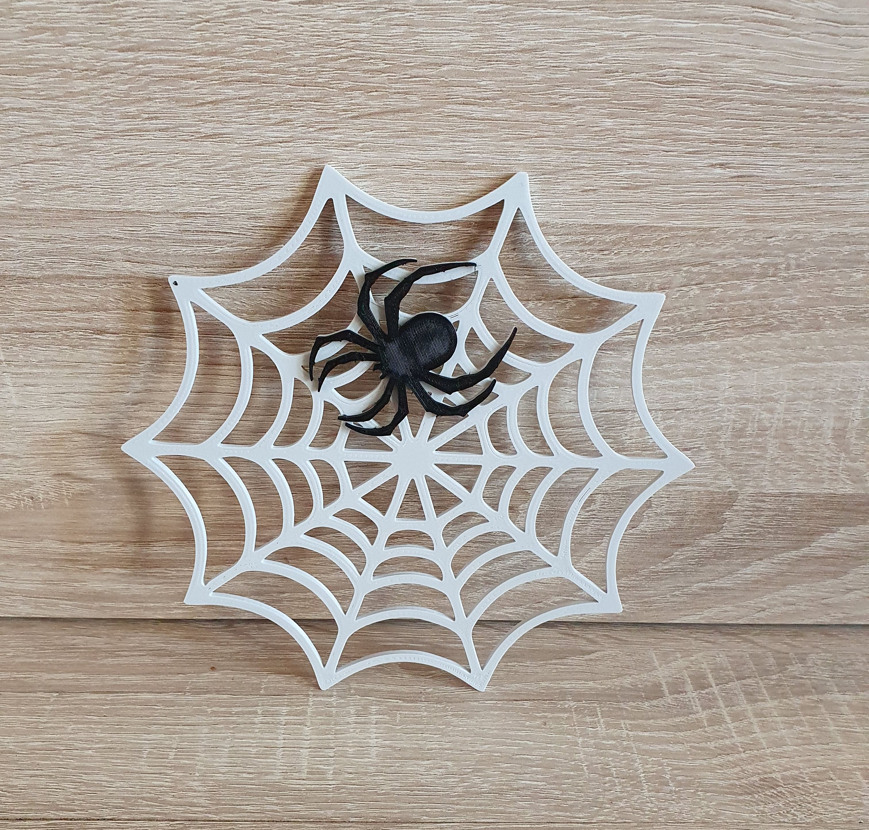 Halloween Decoration - Spider on a cobweb