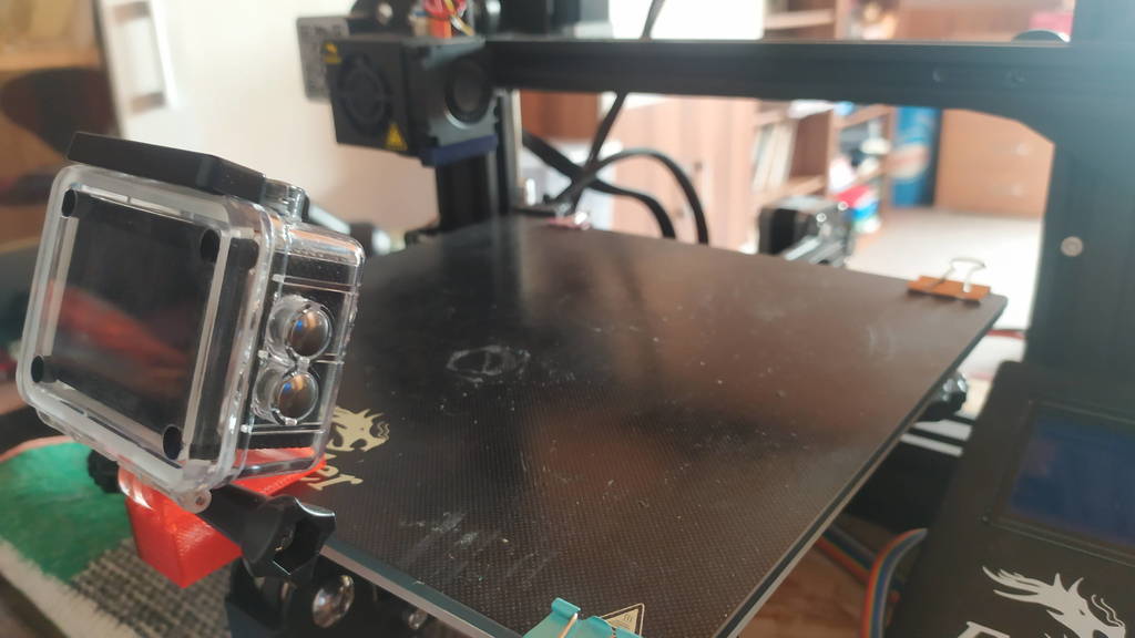 GoPro mount for Ender 3 by Plutvik | Download free STL model ...