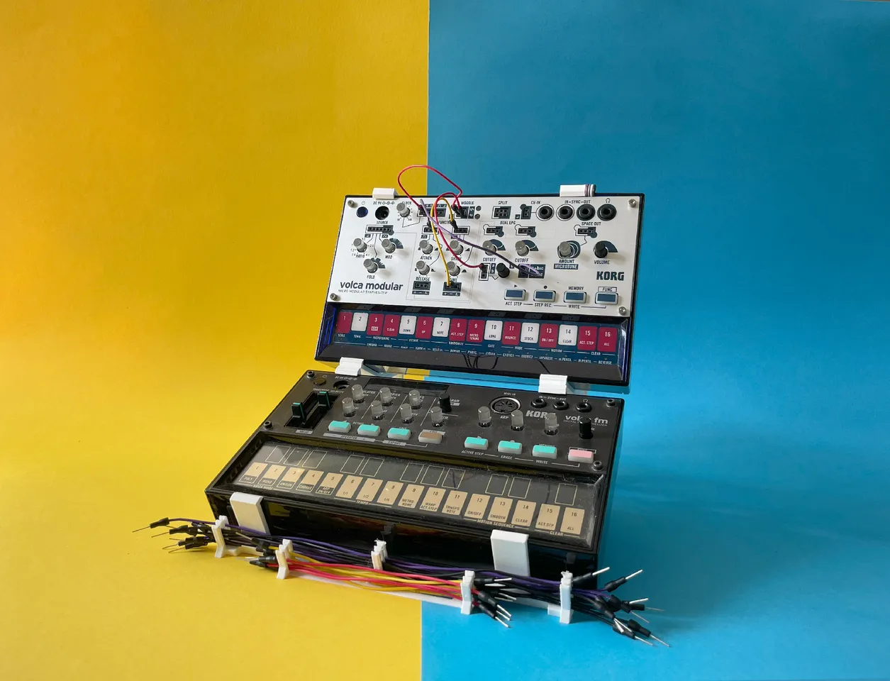 Modular stand Korg Volca & Korg NTS-1 by Alessiodral
