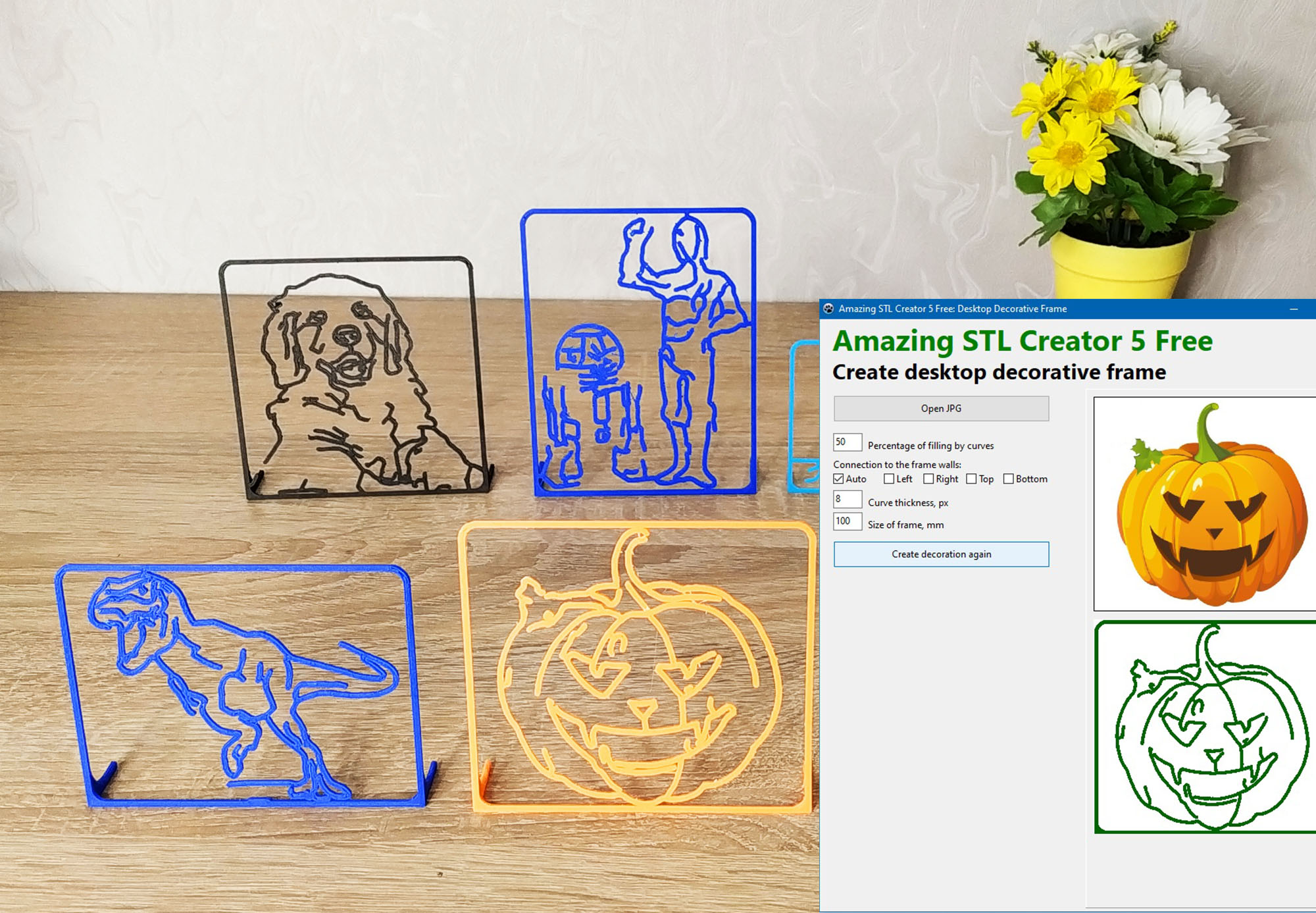 App To Turn A Photo Into Decorative Frame Amazing STL Creator 5 Free 