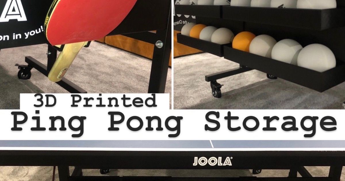 Ping Pong Storage Under Table by Mary Download free STL model