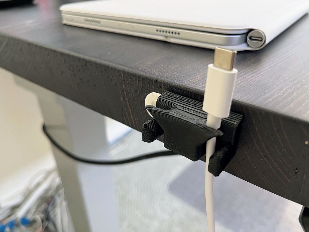 Desk Side Cable Holder
