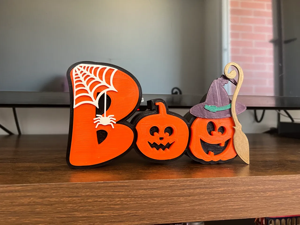 Halloween Boo Sign by MEAFdesigns | Download free STL model ...