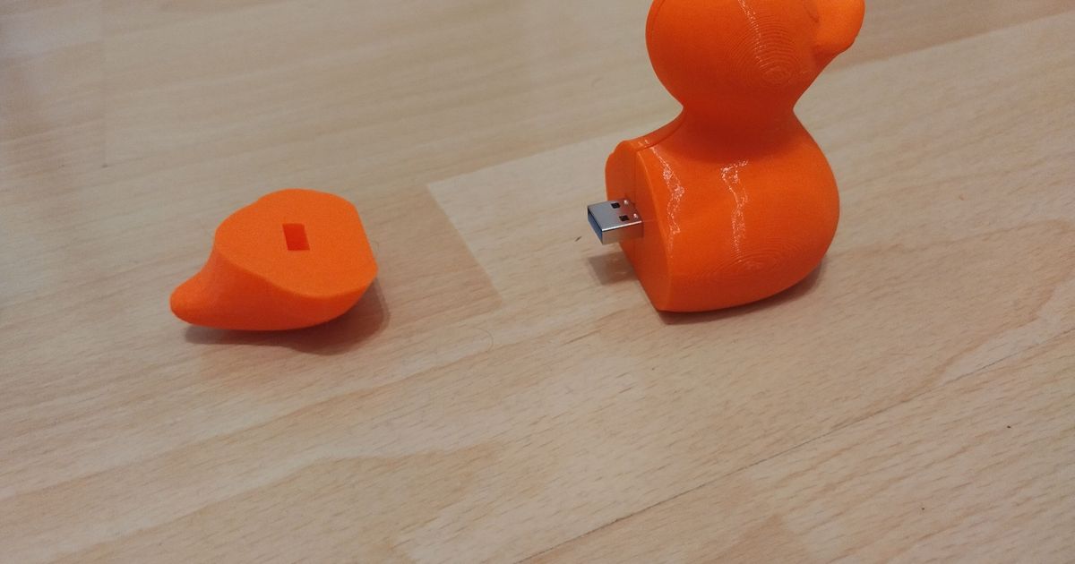Rubber Duck USB Stick by 3DHippo Download free STL model