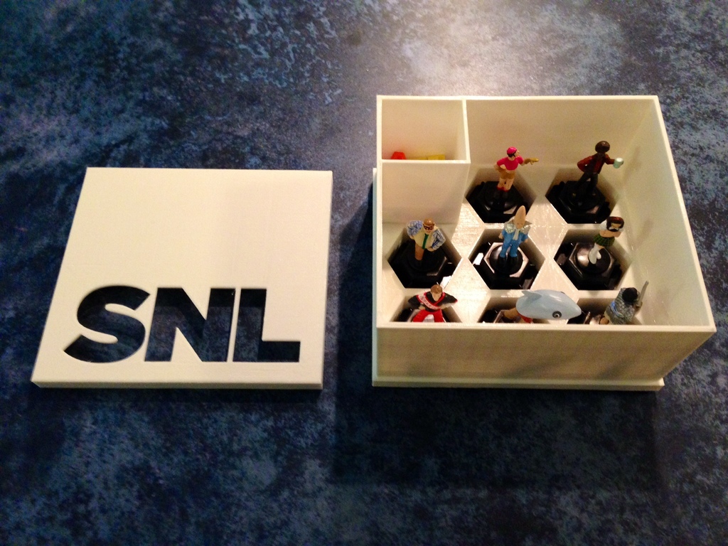 Storage Case for Trivial Pursuit SNL Edition Character Pawns