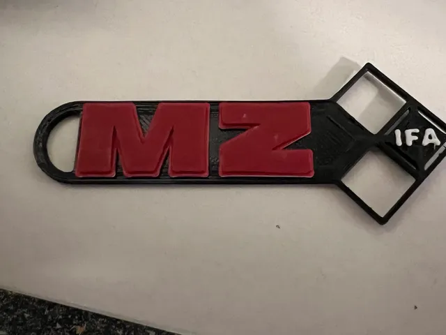 MZ Logo Keyhanger