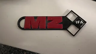 MZ Logo Keyhanger