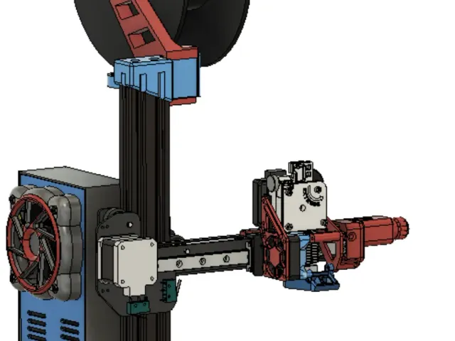 Kingroon KP3S Spool holder