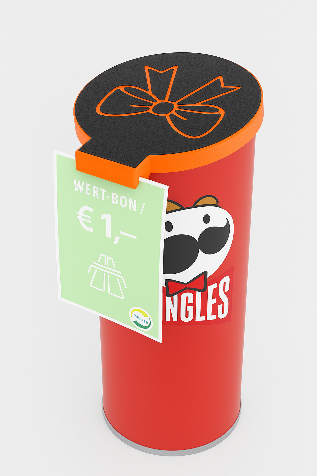 Gift Lid for Pringles Can with Gift Card Clip | Perfect for Custom Presents