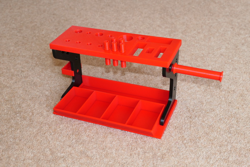 Desktop Tool Rack Organiser for small hand tools by PapaBravo Download free STL model