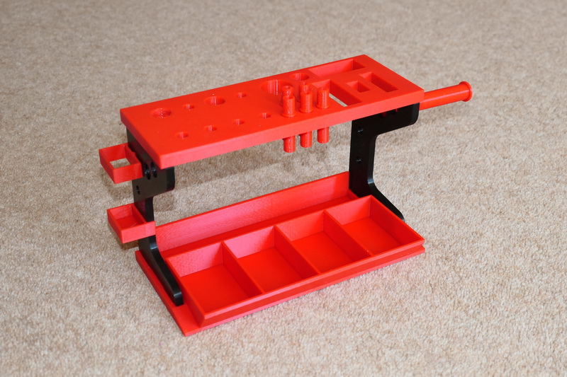 Desktop Tool Rack Organiser for small hand tools by PapaBravo Download free STL model