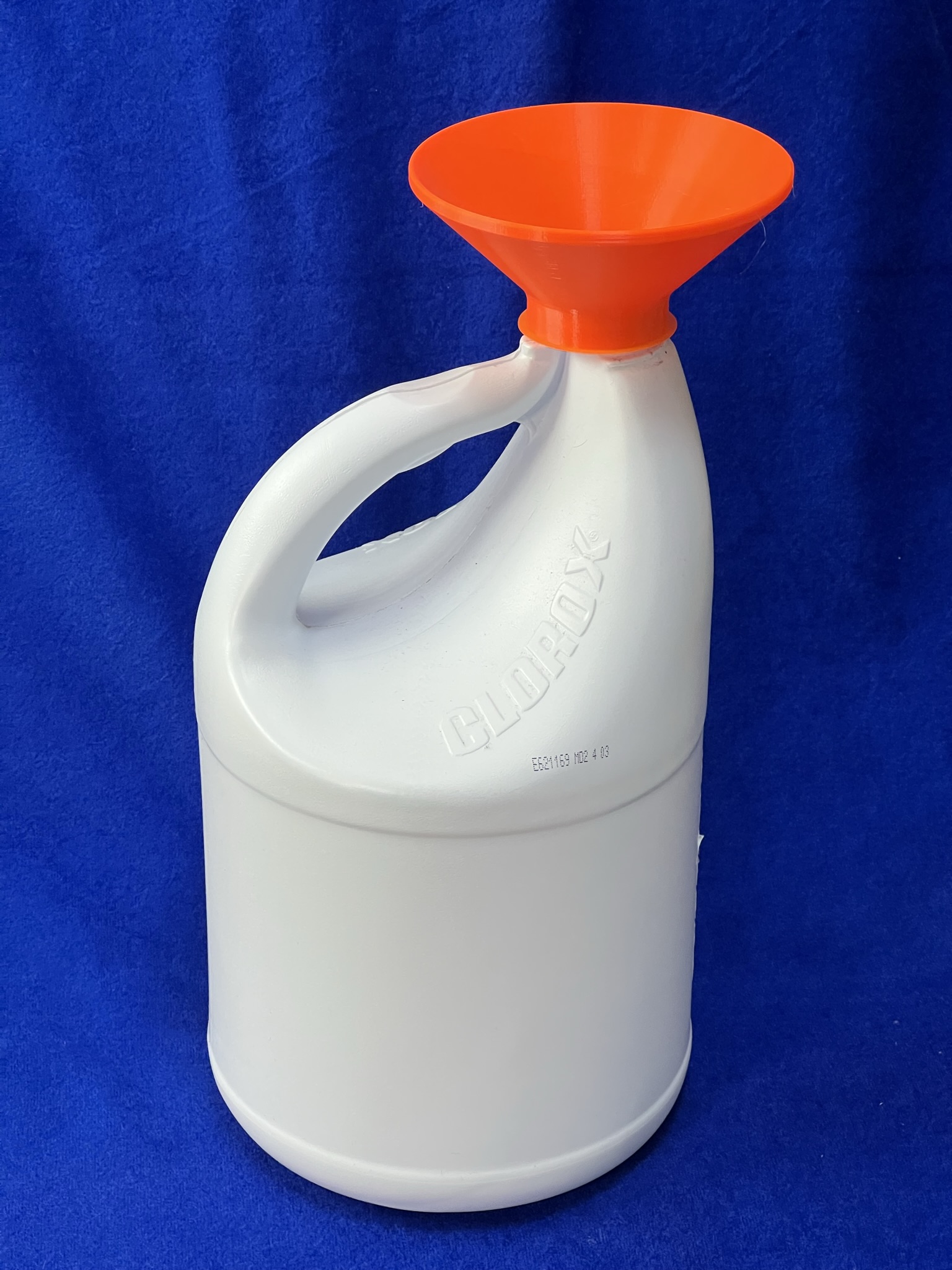 Clorox Bottle Funnel for Sharps disposal