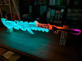 Overview, Zelda: Breath of the Wild – 3D Printed Guardian Sword with  NeoPixel LEDs