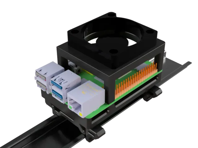 DIN Rail Raspberry PI 3/4 Holder