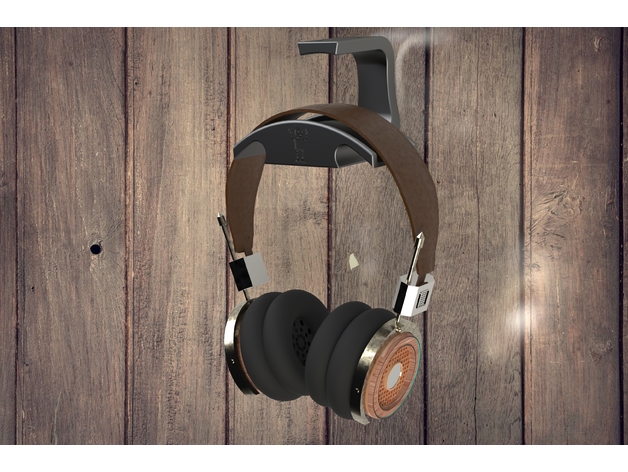 Miniatura 6 do modelo 3D Headphone/Headset stand-holder