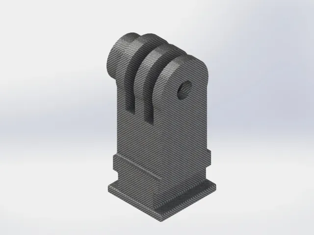 Hot Shoe to Go Pro adapter