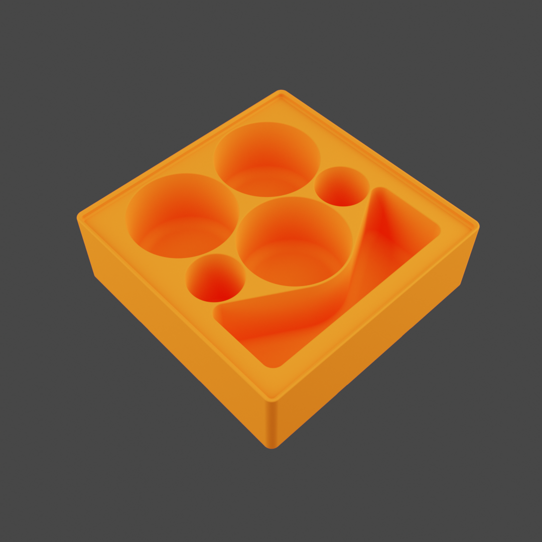 Gridfinity 3x3 Vallejo Primer Holder [Untested]