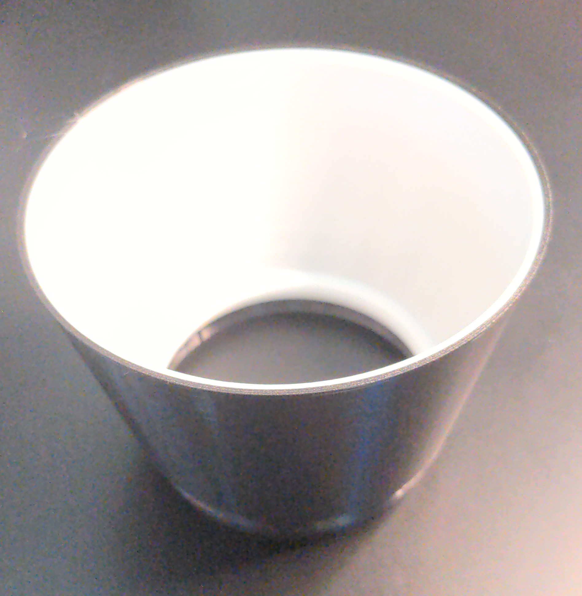 KVART lampshade extender (two part black & white)