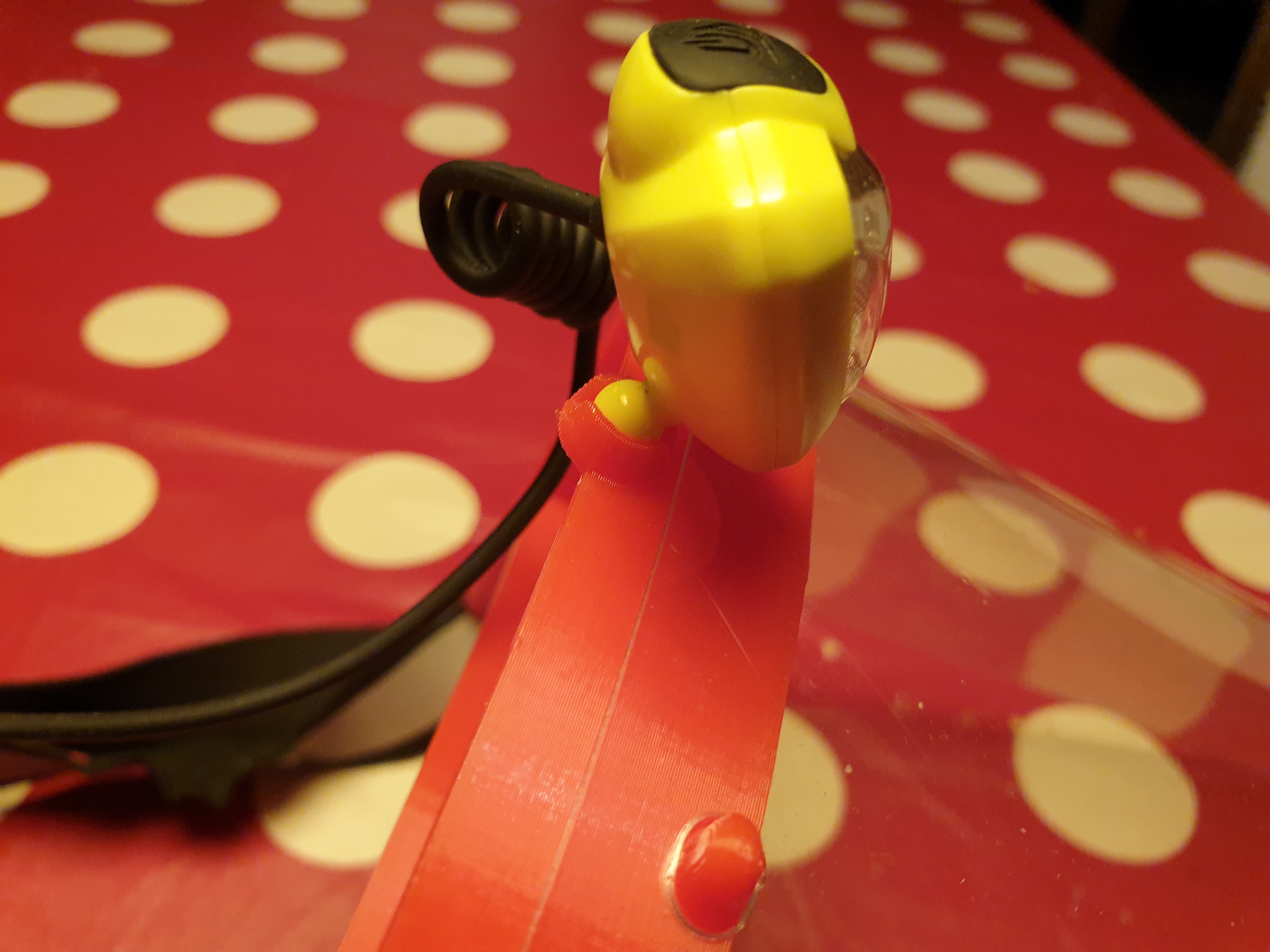Faceshield with headlamp adapter — thumbnail 3