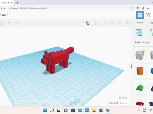 Minecraft wolf