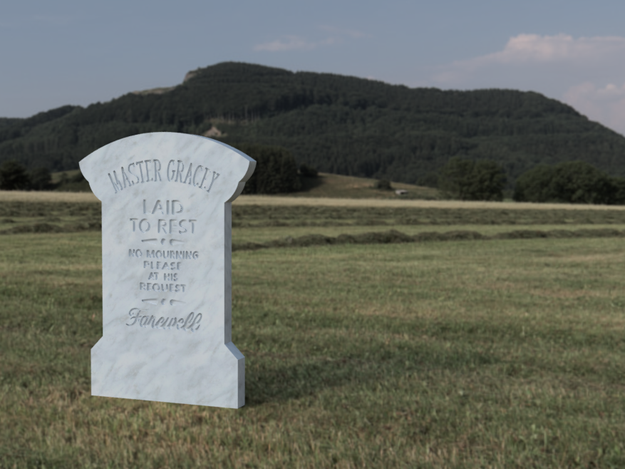 Master Gracey Tombstone