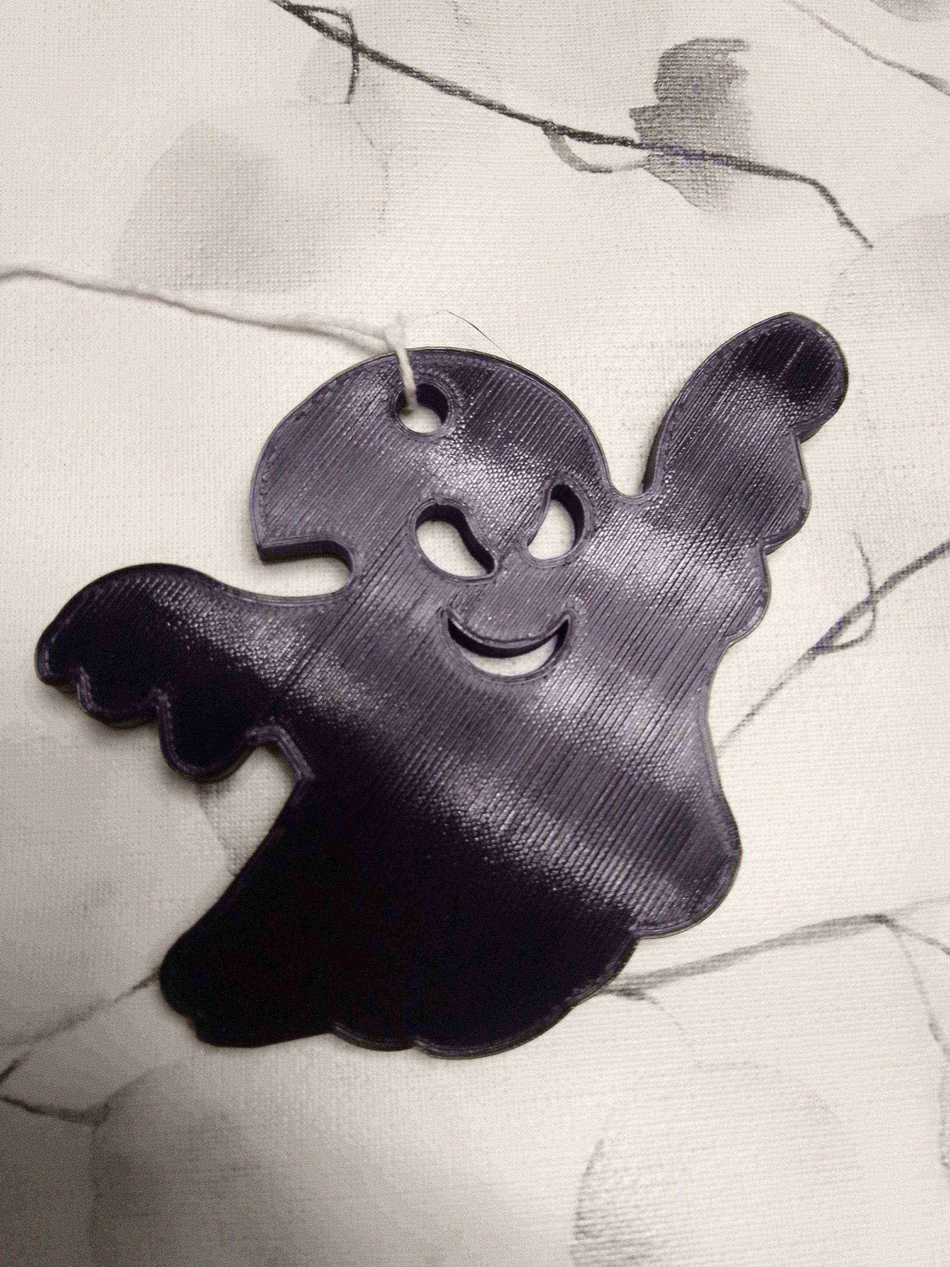 ghost with a hole(diameter 6mm) by martijn geraerts | Download free STL ...