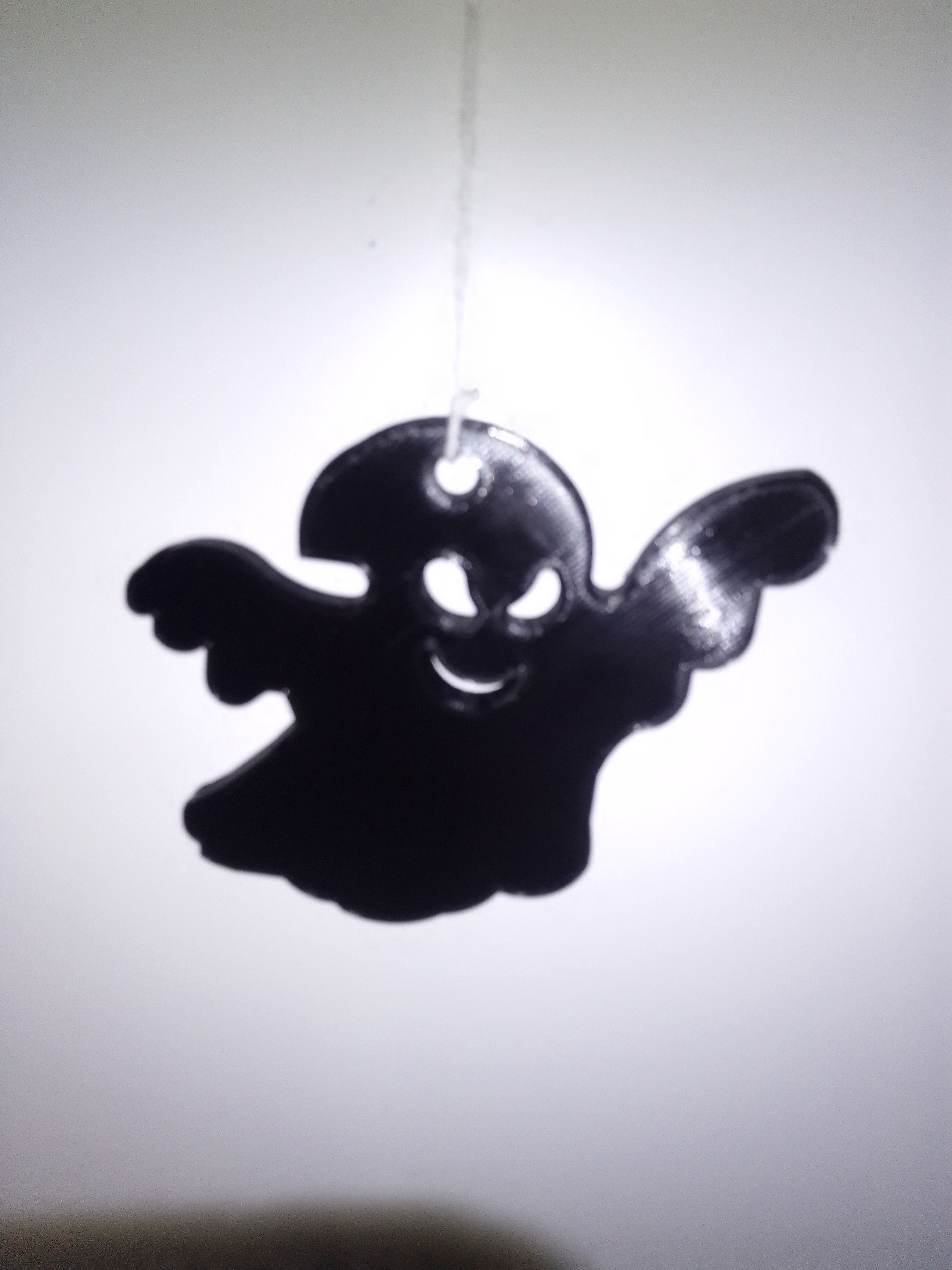 ghost with a hole(diameter 6mm) by martijn geraerts | Download free STL ...