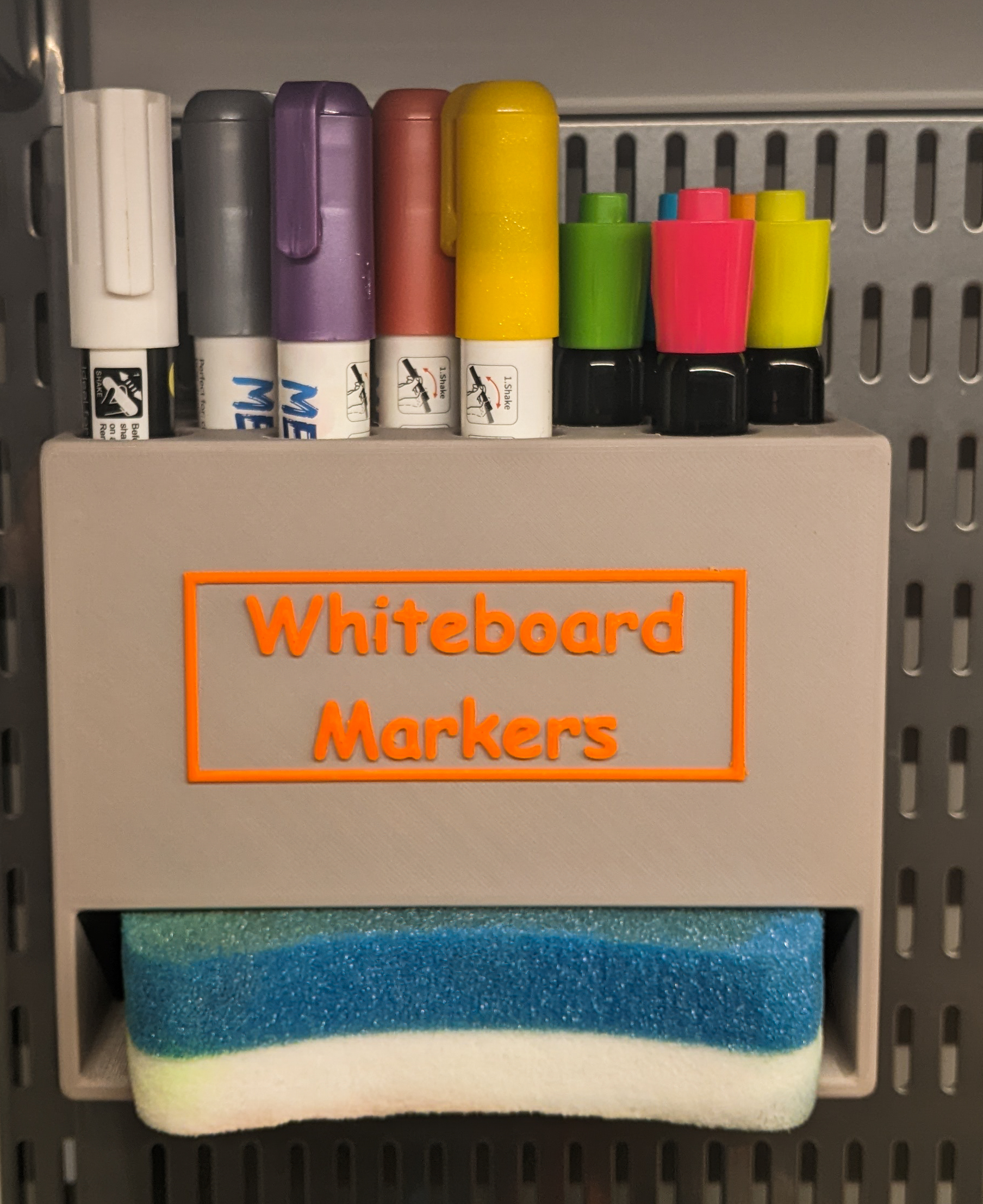 Elfa Pegboard Marker Holder by oneself Download free STL model