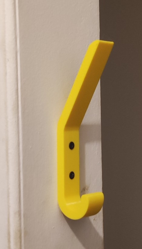 🇬🇧: DOUBLE COAT HOOK (No support) / 🇫🇷: CROCHET DOUBLE POUR MANTEAU (Pas de supports)