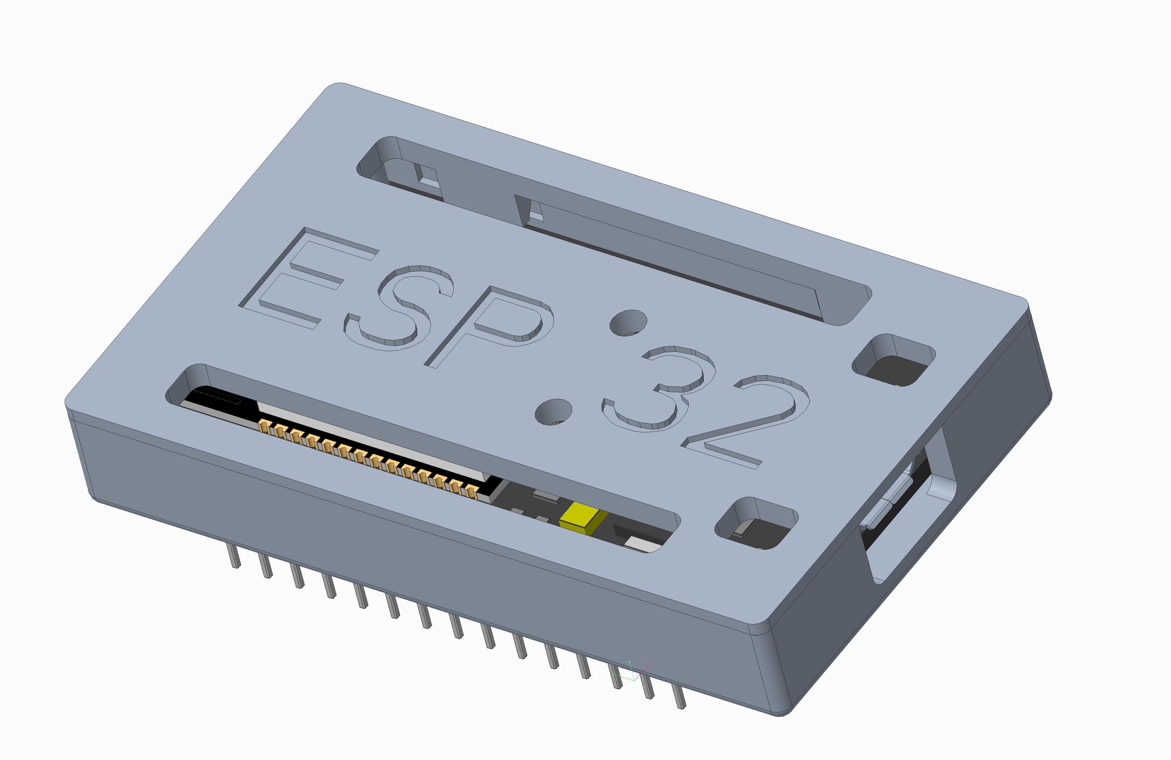 Esp 32 Gehäuse Esp32 Case By Tirol1683 Download Free Stl Model
